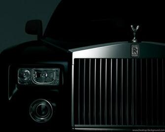 Company Logo Rolls Royce Phantom Black Wallpaper