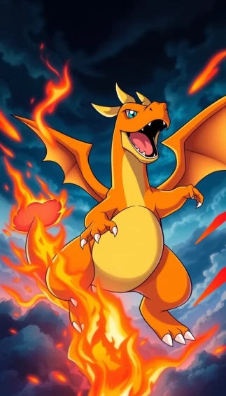 Charizard Phone Wallpaper