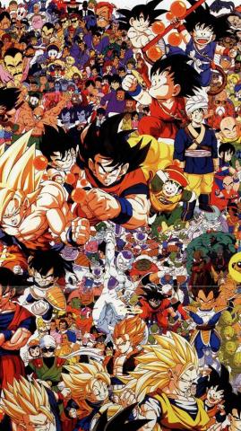 Dragonball Full Art Illust Game Anime iPhone