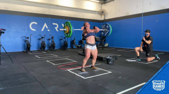 Women S Event Kara Saunders The Crossfit Games Posted A