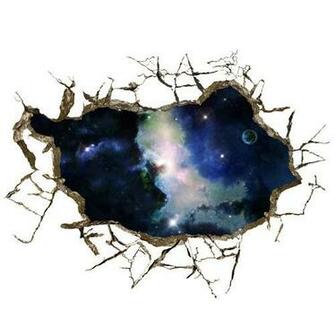 Shipping The Universe 3d Printer Removable Wallpaper Wall Mural