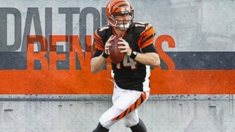 Andy Dalton Stripe Wallpaper Cin Bengals