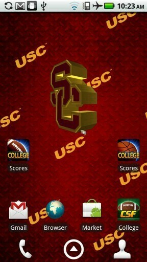 Usc Trojans Live Wallpaper HD App For Android