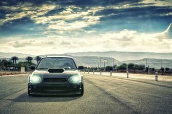 4k Wallpaper Cars Black Sky Clouds Subaru Impreza Wrx Sti