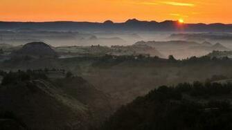 Sunrise Theodore Roosevelt National Park North Dakota Wallpaper