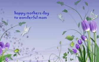 Purple Floral Mothers Day Wallpaper iPhone