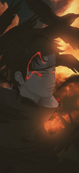 Shisui Uchiha Aesthetic Anime iPhone Wallpaper
