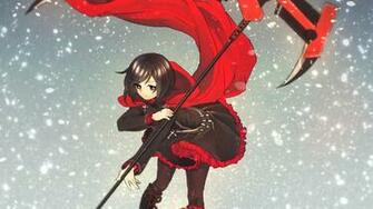 Ruby Rose Rwby Monty Oum Wallpaper Background