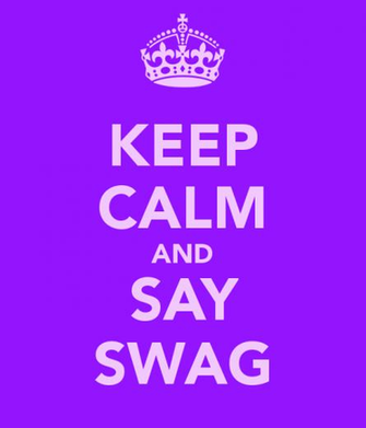 Keep Calm Swag Logo And Say