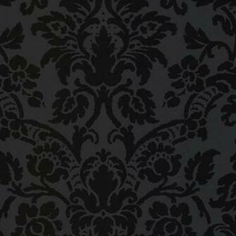 Brown Paisley Damask Isis Kenneth James Wallpaper