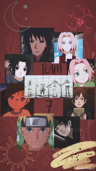 Naruto Team Aesthetic Wallpaper