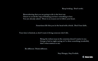 Steve Jobs Quotes Desktop Background