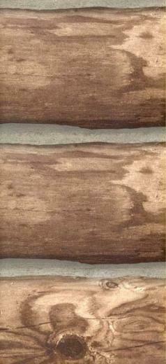 Faux Log Wallpaper Decorating