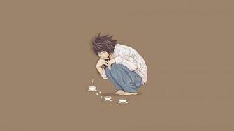 L Lawliet Death Note Wallpaper