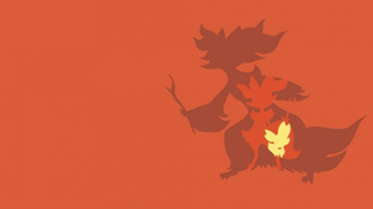 Fennekin Evolution Line Minimalist Wallpaper By Brulescorrupted On