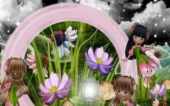 Fairy Garden Wallpaper