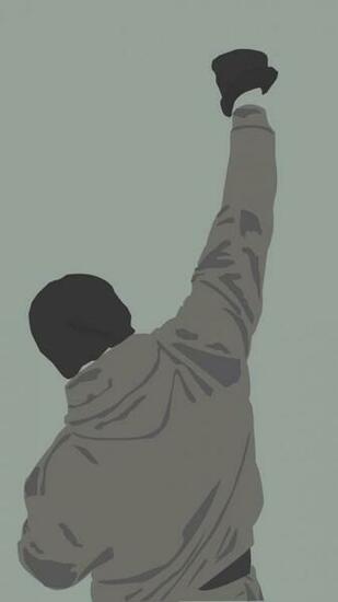 Rocky Balboa Artwork Wide Wallpaper