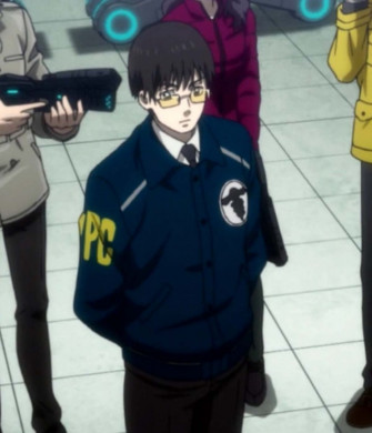 Kougami Shinya Cotton Jacket Scaled Wallpaper