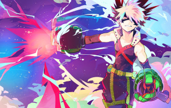 Katsuki Bakugou Vibrant HD Wallpaper
