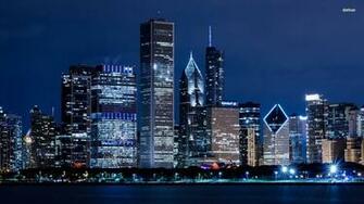 Chicago Skyline Wallpaper Background
