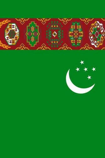 Turkmenistan Flag iPhone Wallpaper HD