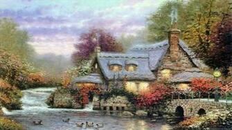 Thomas Kinkade Art Painting Wallpaper No3 Pictures