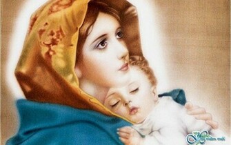 Our Sweet Mother Mary To All Mothers In The S Day Wallpaper
