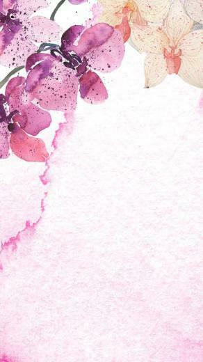 Orqu Deas Watercolor Wallpaper iPhone 5s Flower