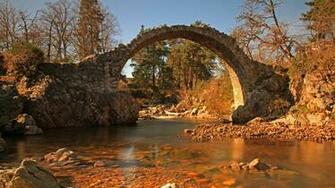 Arch Stones River Bank Transparent Water Bottom Architecture