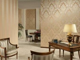 Gold Color Wallpaper In Living Room Olpos Design