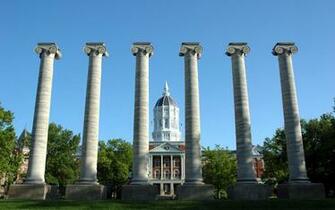 Architecture Pillars Columns Mizzou HD Wallpaper