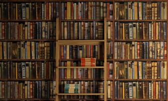 Bookshelf Wallpaper