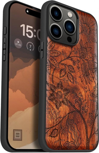Amazon Carveit Magnetic Wood Case For iPhone Pro Max