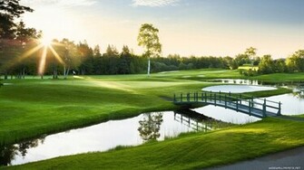 Sport Golf Course Background Wallpaper