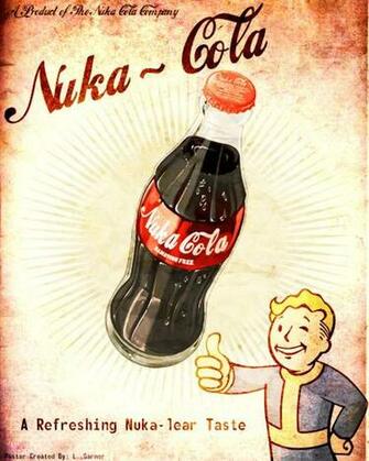 Fallout Vault Boy Nuka Cola Quantum HD Wallpaper Companies Brands