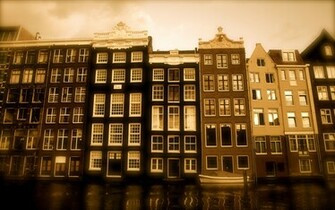 Venice Sepia Wallpaper Stock Photos