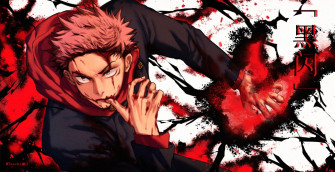 Yuji Itadori In Action Wallpaper