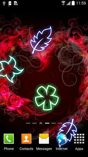 Glowing Flowers Live Wallpaper Android Apps On Google Play