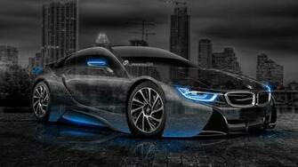 Car Bmw I8 Side Kiwi Aerography Crystal City