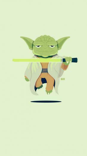 Funny Cartoon Alien iPhone Wallpaper Top