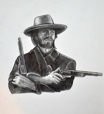 Clint Eastwood As The Outlaw Josey Wales By Hotwheeler