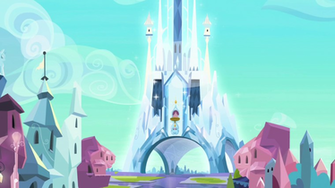 My Little Pony Castle Wallpaper The Cartoon Pictures Database