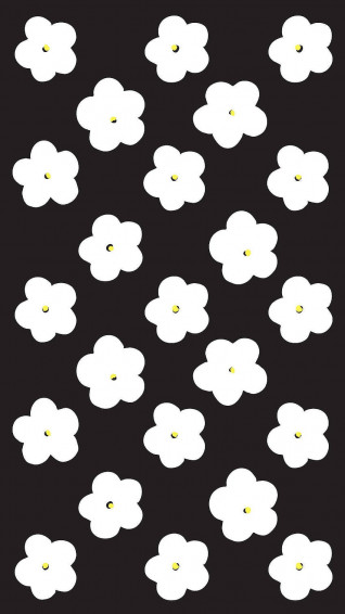 White Flower iPhone Wallpaper