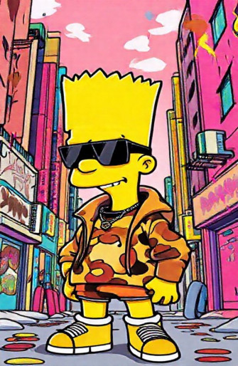 Bape Bart Wallpaper
