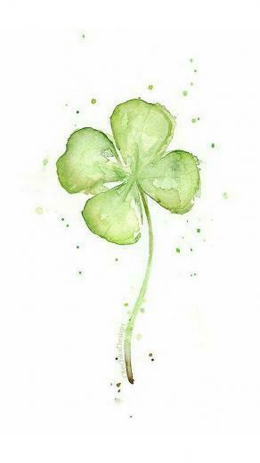 Four Leaves Clover iPhone Wallpaper