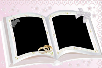 Transparent Pink Wedding Frame Frames Pics Cards Wallpaper