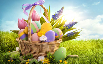 Easter Eggs Background Designs Wallpaper