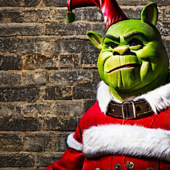 Stabilityai Stable Diffusion Shrek As A Burglar Stealing