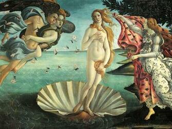 Drawing Painting The Birth Of Venus Botticelli Desktop