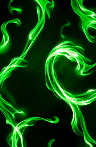 Green Flame Wallpaper